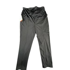 Isabel + Ingrid Maternity Jeggings Womens XXL 2XL Black Stretch Full Panel NWT